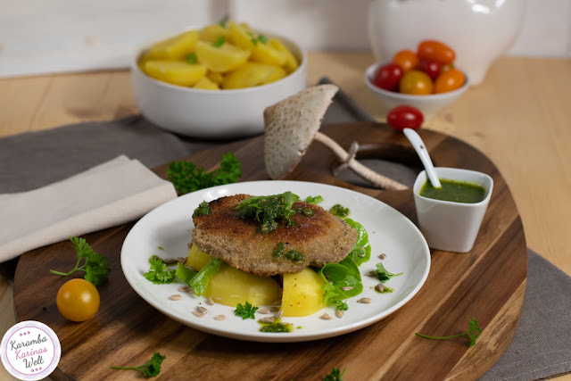 Gebackener Parasolpilz - Parasolschnitzel