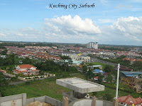 Skyline of Kuching Suburb