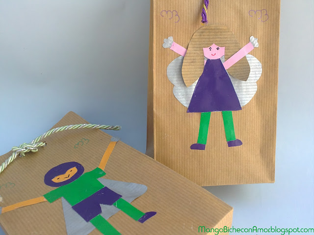 bolsa de papel craft