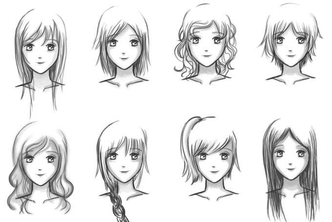 Anime Hairstyles Drawing / Do's and Don'ts in drawing male anime hair - YouTube : Above, you could see basic sketches, with the help of which you can draw absolutely any male and female haircuts.