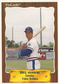 Greg Iavarone 1990 Tulsa Drillers card