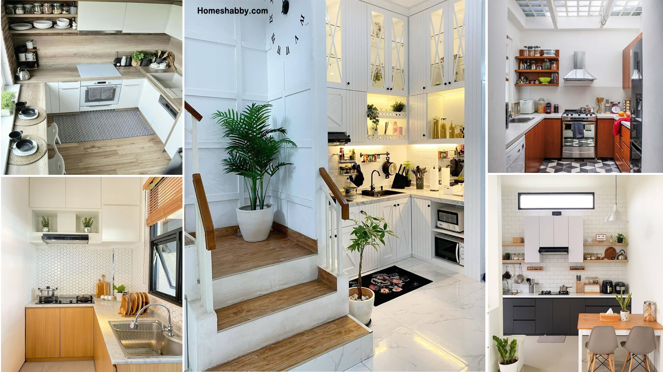 6 Ide Desain Kitchen Set Minimalis Dapur Kecil Dan Sempit Rumah Minimalis Modern Homeshabbycom Design Home Plans
