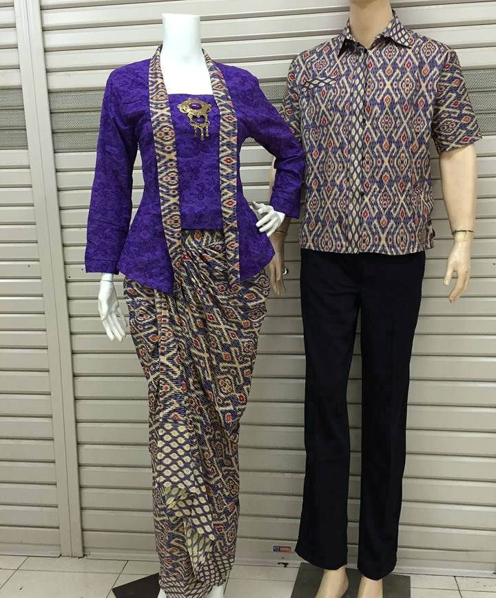  34 model baju  kebaya  batik couple modern  untuk  