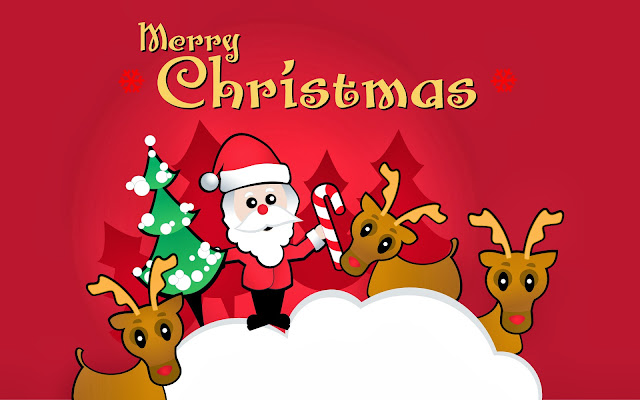 Merry Christmas Santa Claus HD Wallpaper Free