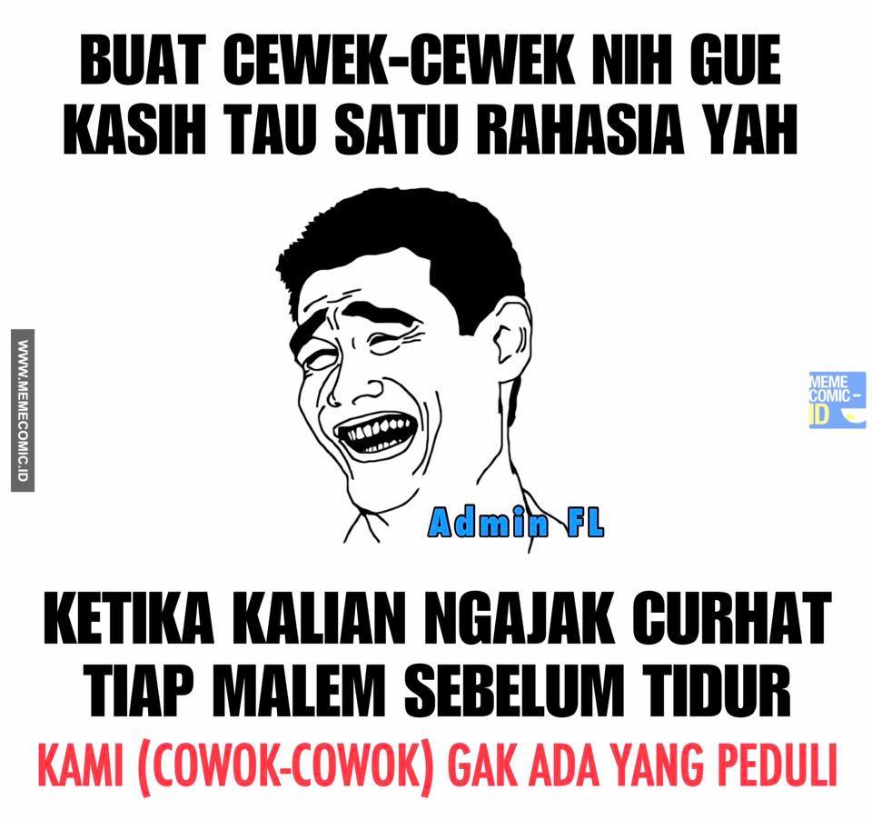 8 Meme Kocak Rahasia Cowok Ini Menjawab Rasa Penasaran Cewek