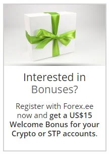 Forexee -  STP/Crypto $10 Forex No Deposit Bonus