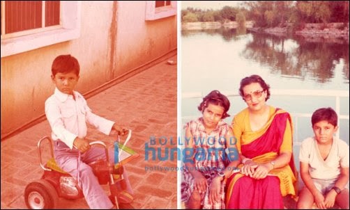 Bollywood Actor Randeep Hooda Childhood Photos Right: with Mother Asha Hooda & Elder Sister Anjali Hooda Sangwan | Bollywood Actor Randeep Hooda Childhood Photos | Real-Life Photos