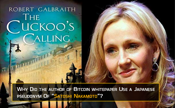 Why did Bitcoin creator use a Japanese Pseudonym