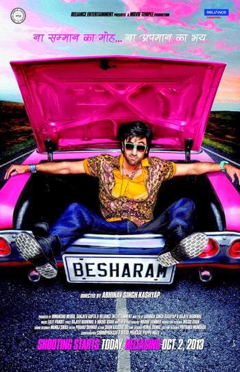 Besharam (2013) DvdScr Rip (Audio Clean) Free Full Movie 