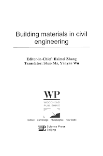 Building Materials in Civil Engineering Edited by Haimer Zhang PDF Free Download