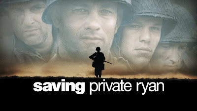 Saving Private Ryan Omaha Beach landing scene with Tom Hanks