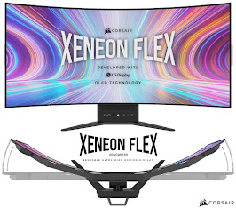 Xeneon Flex 45WQHD240 Monitor Terbaru Corsair Yang Bisa Di Tekuk Seketika
