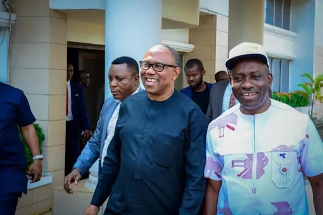 2023: Peter Obi, Chukwuma Soludo meet in Awka
