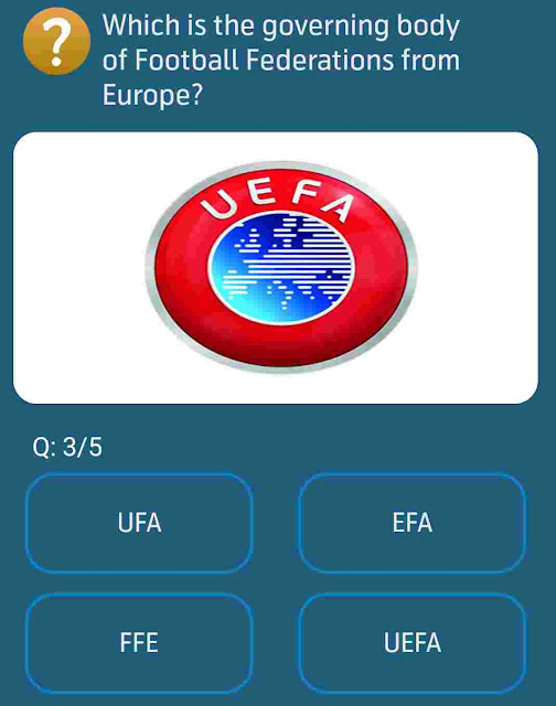 Which is the governing body of Football Federations from Europe?