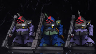 REVIEW FW Gundam Converge Core Nightmare of Solomon 302 Patroll Squadron Set, Premium Bandai