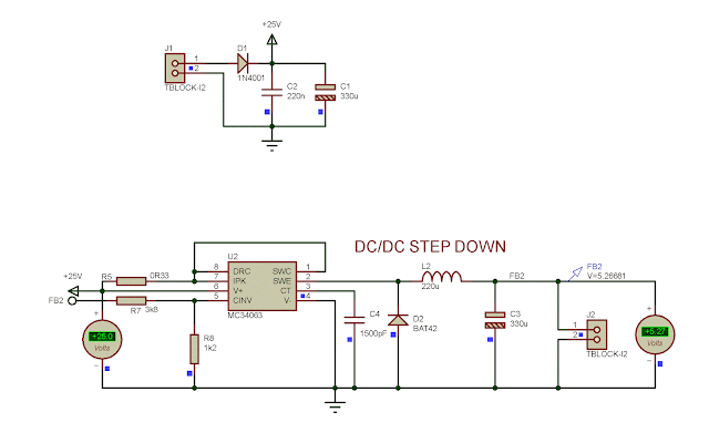 Making A 12 V To 5 V Buck Converter Using MC34063A