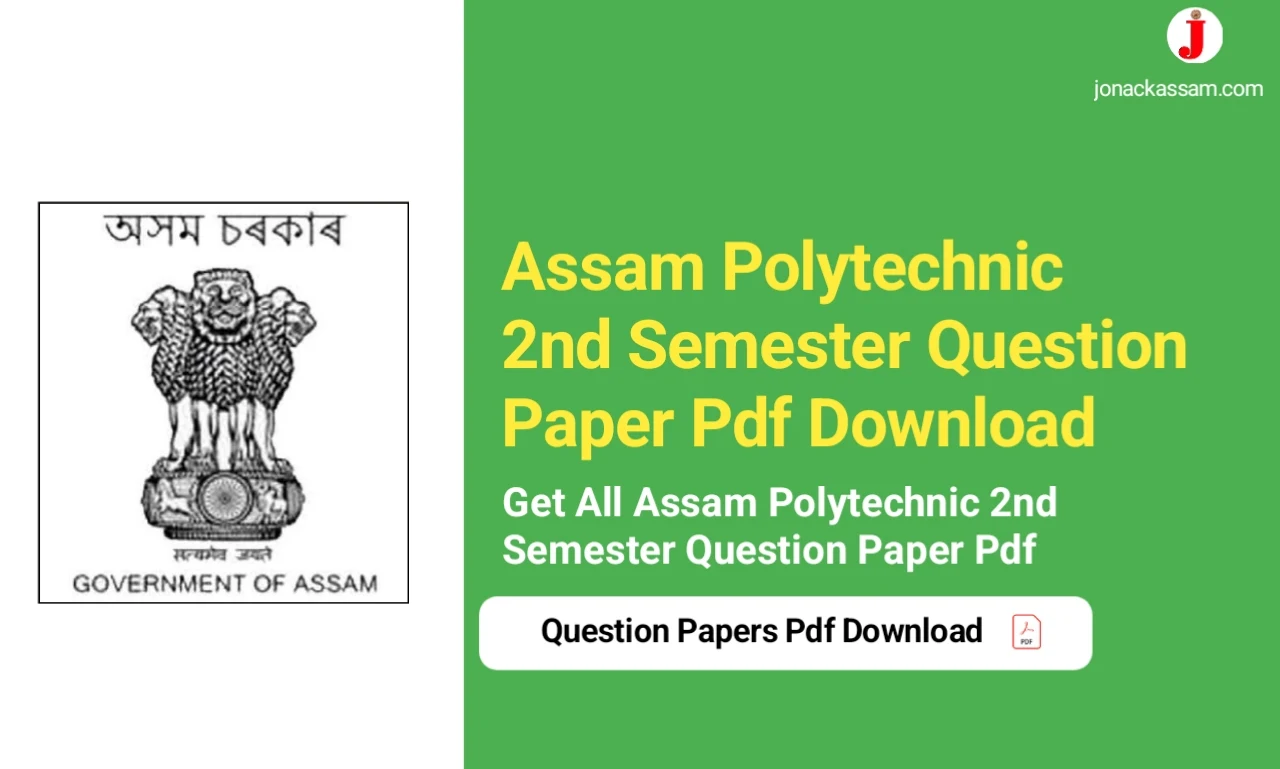 Assam Polytechnic 2nd Semester Question Papers