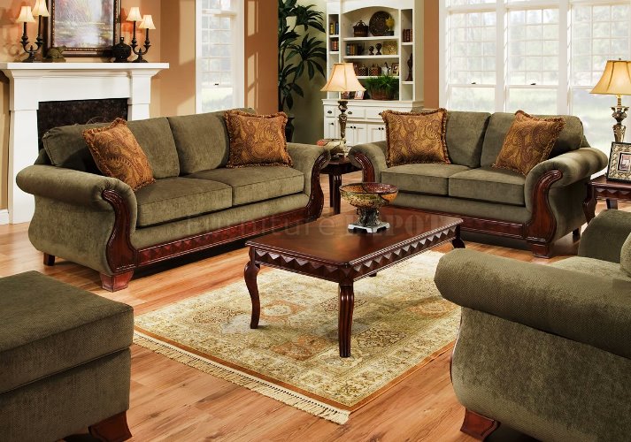 traditional dark wood sofa leather ifurniturei isetsi elegant 