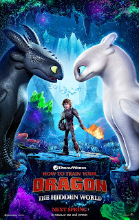 How to Train Your Dragon: The Hidden World (2019) Dual Audio Poster