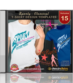 2000 Template Desain Kaos Distro