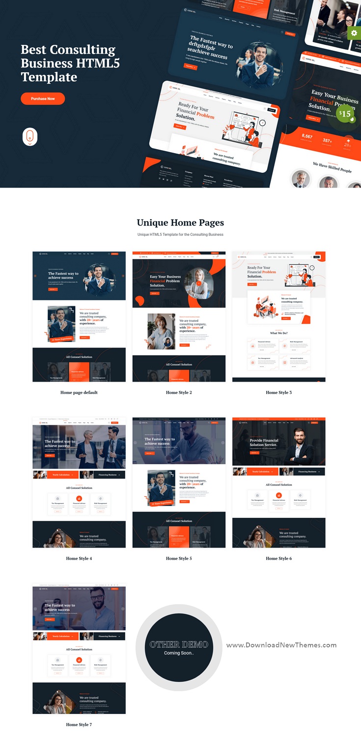 Download Consulting Business HTML5 Template