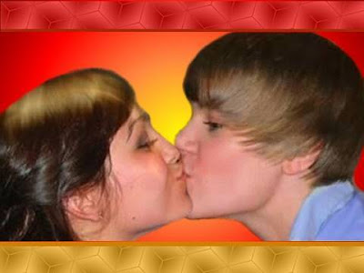 justin bieber kissing a girl on the lips. justin bieber kissing a girl
