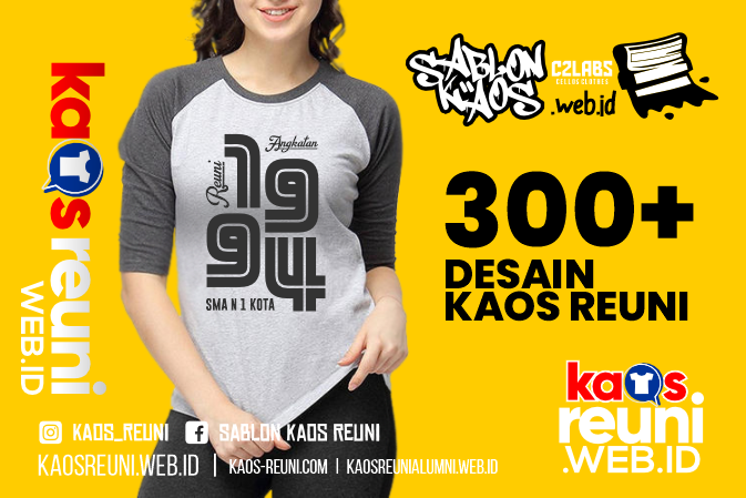 Klik 200+ Desain Kaos Reuni