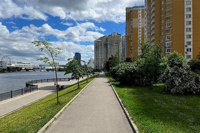 Красногорск, Живописная набережная, Москва-река, 4-й микрорайон Павшинской поймы