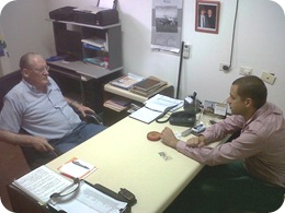 Intendente Juan Pablo de Jesús junto a Antonio Dorigoni
