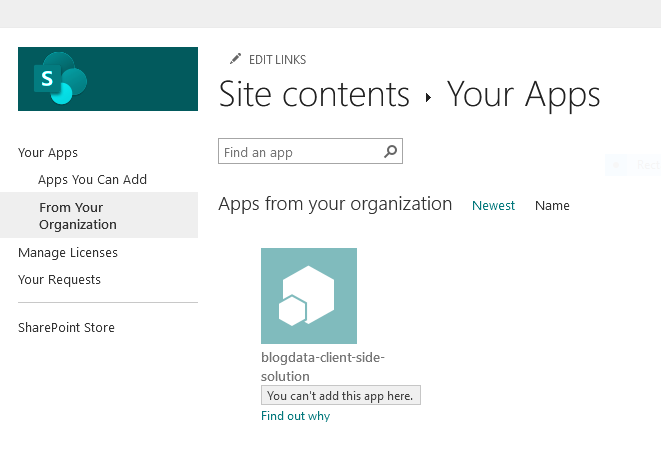 add an app sharepoint