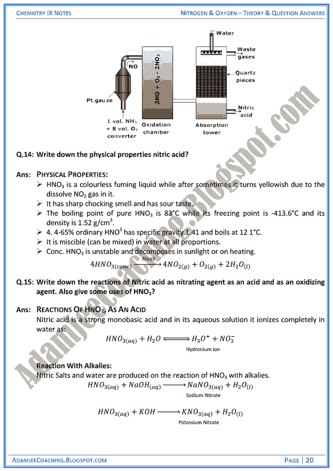 nitrogen-and-oxygen-theory-notes-and-question-answers-chemistry-ix