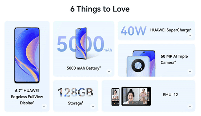 HUAWEI nova Y90 - Brand new smartphone with iconic space ring design