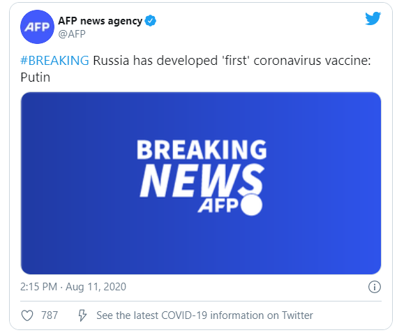Dr.Fauci on Russia's Coronavirus Vaccine: "I Seriously Doubt That it's Safe and Effective"