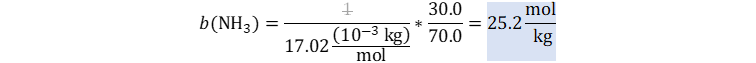 Cual es la molalidad de 30.0 g de NH3 en 70.0 g de agua y densidad de solución 0.982 g/mL, Obtenga la molalidad de 30.0 g de NH3 en 70.0 g de agua y densidad de solución 0.982 g/mL, Obtener la molalidad de 30.0 g de NH3 en 70.0 g de agua y densidad de solución 0.982 g/mL, Determine la molalidad de 30.0 g de NH3 en 70.0 g de agua y densidad de solución 0.982 g/mL, Determinar la molalidad de 30.0 g de NH3 en 70.0 g de agua y densidad de solución 0.982 g/mL, Calcule la molalidad de 30.0 g de NH3 en 70.0 g de agua y densidad de solución 0.982 g/mL, Calcular la molalidad de 30.0 g de NH3 en 70.0 g de agua y densidad de solución 0.982 g/mL, Halle la molalidad de 30.0 g de NH3 en 70.0 g de agua y densidad de solución 0.982 g/mL, Hallar la molalidad de 30.0 g de NH3 en 70.0 g de agua y densidad de solución 0.982 g/mL,