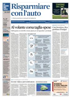 Le Guide del Sole 2012-27 [Risparmiare con l'auto] - 21 Maggio 2012 | PDF HQ | Quindicinale | Normativa
Approfondimenti molto accurati, in pieno stile del Sole, sulle tematiche più calde del momento.