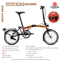 pacific pithon folding bike