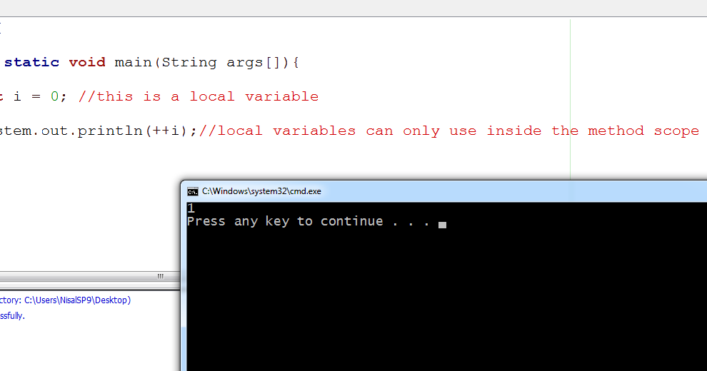Java Programming For Absolute Beginners: Local variable, Global ...