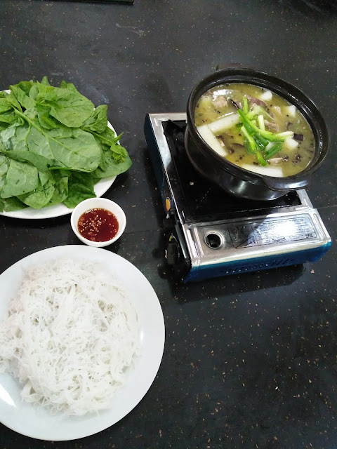 Lẩu bao tử hầm tiêu