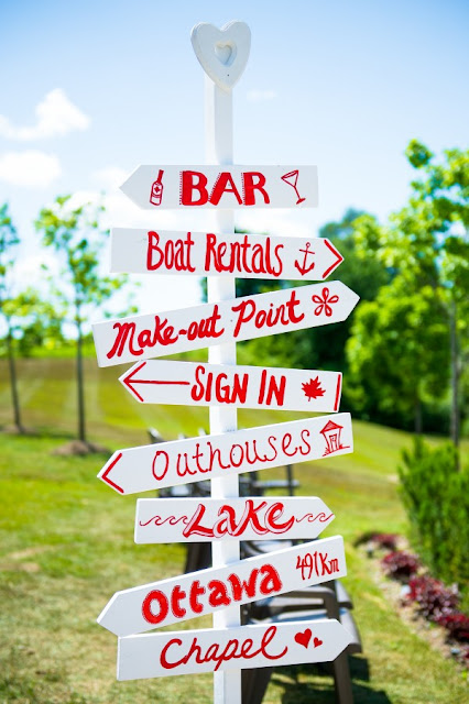 Coca Cola Theme Wedding: Signs