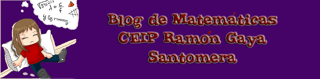 CEIP Ramón Gaya 6ª Primaria Matemáticas