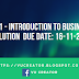 MGT211 - Introduction To Business GDB Fall 2019 Solution || MGT211 GDB solution 2019 Due Date Saturday, November 16, 2019