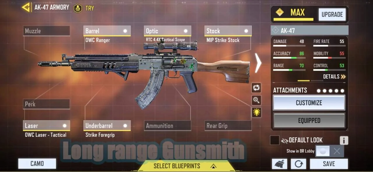 Long range ak-47 gunsmith