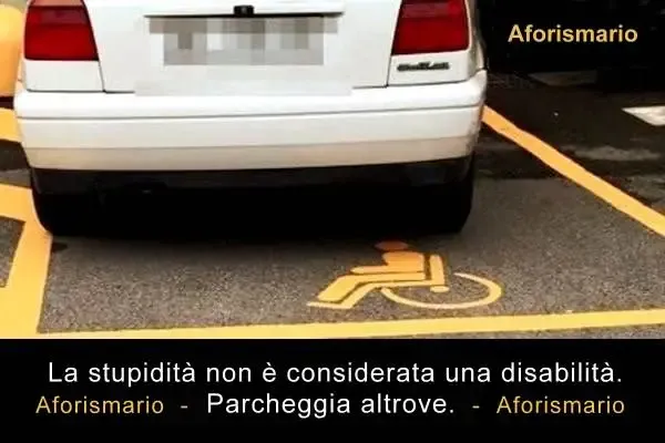 Parcheggio riservato ai Disabili