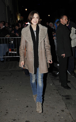 Keira Knightley leaving the Comedy Theatre