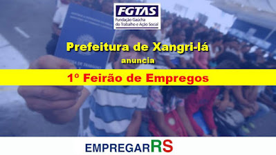 Prefeitura anuncia 1º Feirão de Empregos em Xangri-lá