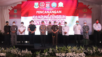 Cegah Narkoba, Ditresnarkoba Polda Banten Canangkan Kampung Tangguh Narkoba di Kelurahan Kasunyatan