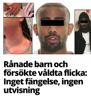 Rånade barn och försökte våldta flickan inget fängelse,ingen utvisning