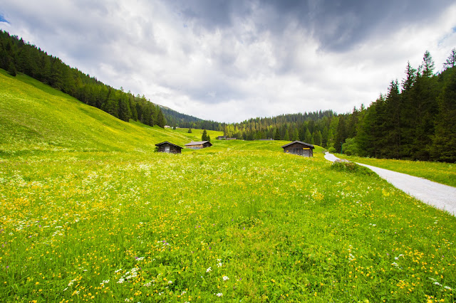 Strada verso l'Obernberger see-Tirolo