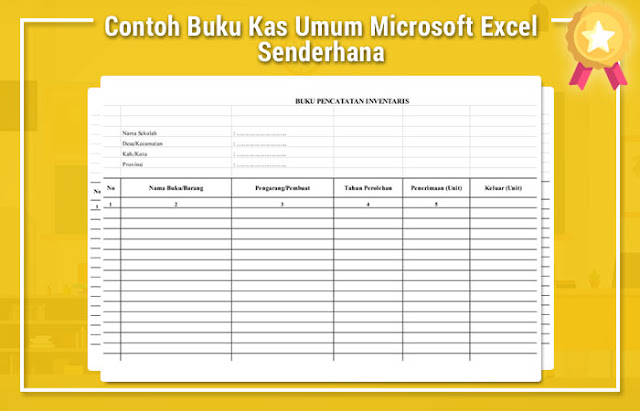 Contoh Buku Kas Umum Microsoft Excel Senderhana