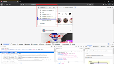 Cara Upload Foto di Instagram lewat PC - Mozilla